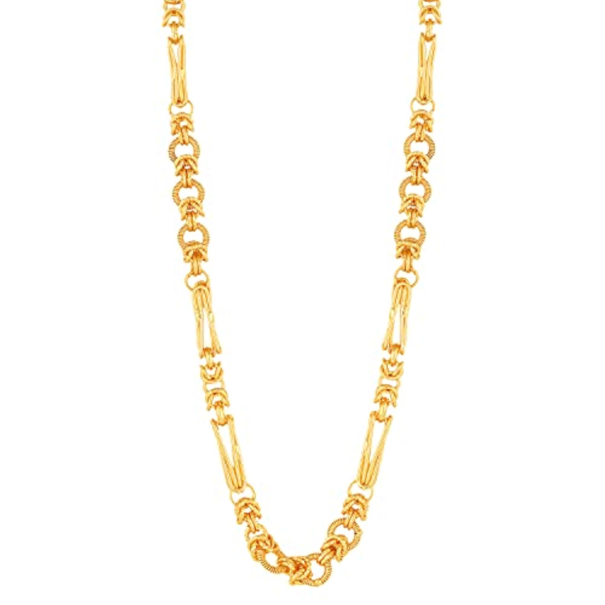 Stylish Golden 1 Gram Stainless Steel Neck Chain for Husband